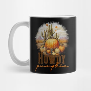 Howdy Pumpkin Mug